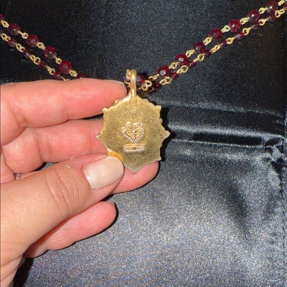 Virgin Saints & Angels Beaded Necklace w/ Pouch - Picture 11 of 12